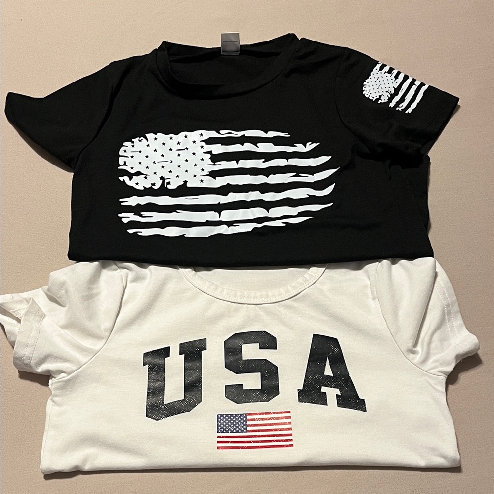 Boy USA Shirts Short Sleeve